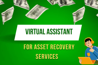 be your virtual assistant for asset recovery services
