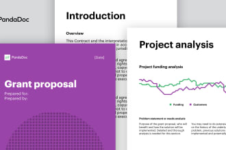 write research grants, grant proposals, grant applications and business plans