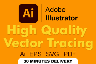 do adobe illustrator work, eps, redraw, recreate logo, website icons