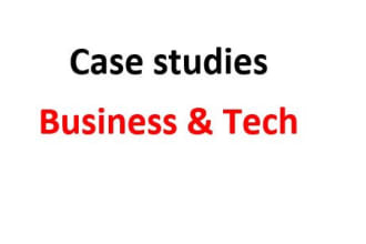 do computer science and business case studies