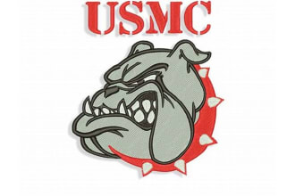design high quality bulldog military logo in high definition
