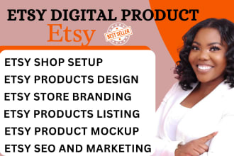 etsy listing for etsy shop, etsy shop set up etsy print on demand etsy seo
