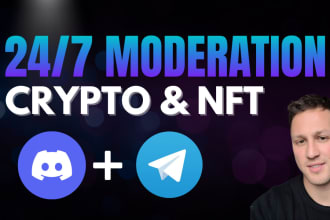 moderate crypto telegram projects 24 hours per day
