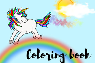 make kids or adults coloring pages for KDP