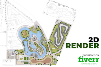 render site plans, office, homes and landscape