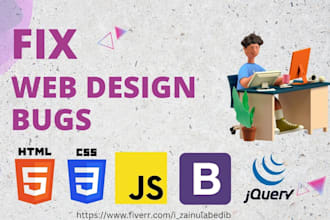 fix HTML CSS javascript jquery bugs, fix responsive issues