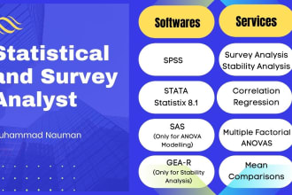 do survey analysis and anova using spss and jasp