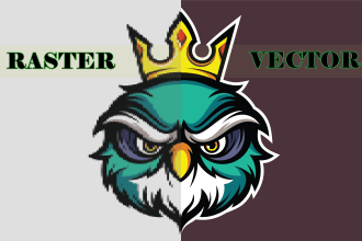 convert raster to vector, vector tracing quickly