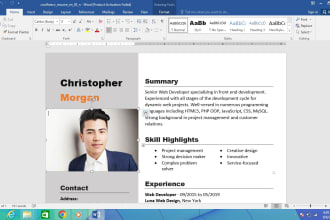 upgrade your professional resume into something amazing