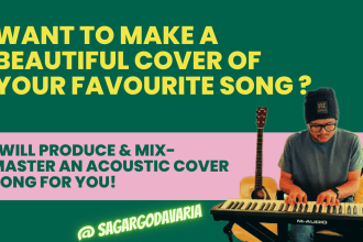 make cover song tracks for hindi, gujarati, english songs