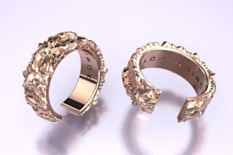 create 3d model jewelry design