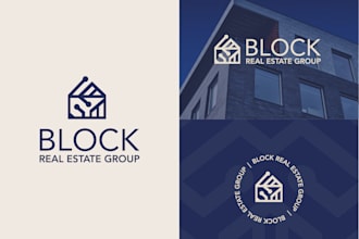 create your real estate logo design and branding