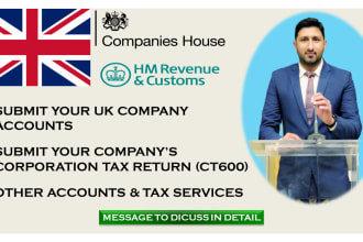 file UK company accounts and UK tax return ct600
