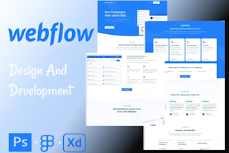 build responsive webflow website
