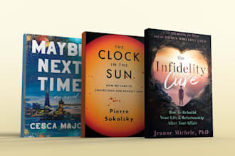 design a professional poetry, novel and romance book cover