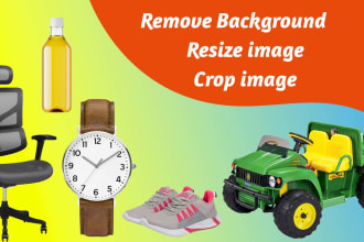 do image cropping, image resizing, image background removing