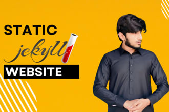 build a static website or blog with jekyll