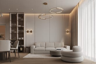 do interior design and 3d visualization for your home