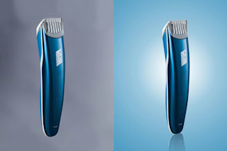 do product photo editing and product photo retouching background remove