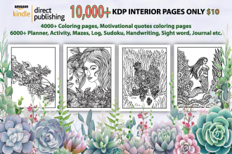 provide you 10,000 plus amazon KDP book interior templates