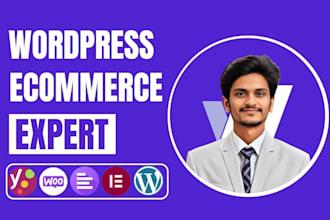 create ecommerce website using woocommerce online store with elementor pro