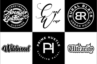 design streetwear and clothing brand logo