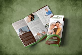 do a professional trifold brochure, bifold brochure and flyer design