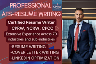 provide professional resume, cover letter, and linkedin profile writing services