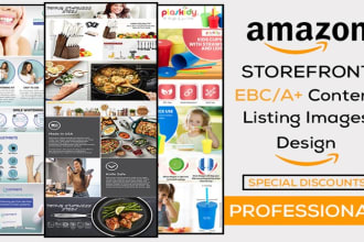 create amazon storefront or design brand store for your products