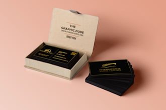 design stunning professional business card