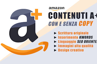create amazon a plus content in italian