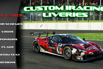 design and create custom iracing liveries