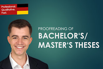 proofread and improve your bachelor master thesis korrekturlesen bachelorarbeit