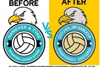 do embroidery digitizing into dst,pes in just 30 minutes