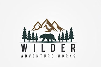 design super high quality bear logo with free source file