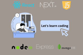 teach, tutor, and help you to learn react, next, html, css, and javascript