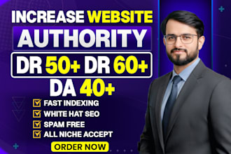 increase domain rating ahrefs dr 50 dr 60 dr 70 with quality backlinks