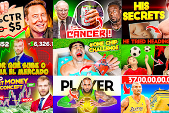 design high CTR thumbnail for podcast interview news finance vsl irl