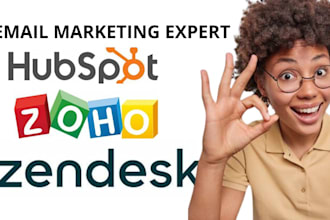 setup and optimize hubspot CRM, zoho CRM, zendesk sales and automation