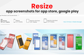 resize your app screenshots for app store and google play