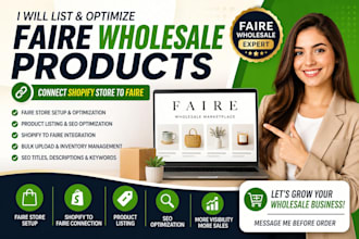 optimize faire wholesale products connect shopify to faire