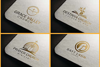 do a best looking modern church or charity logo