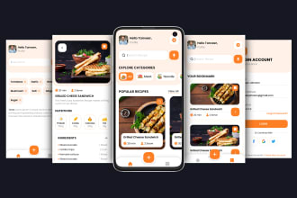 do creative mobile figma app design UI UX app mockup