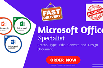 do your microsoft office work word specialist