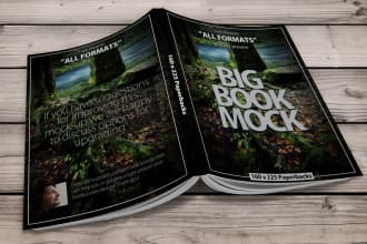 design KDP book cover and interior according on your niche