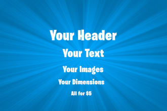 create a header for your website in Photoshop CC
