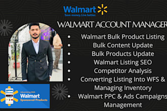 do walmart PPC ads product listing SEO wfs