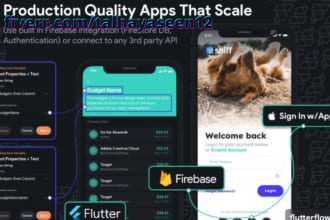 be flutterflow developer for flutter flow and flutter apps