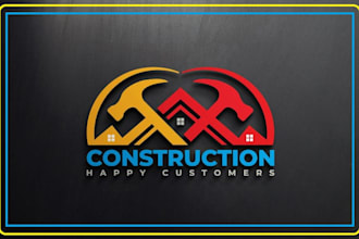 do modern property, interior, real estate, construction logo