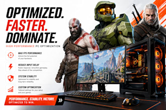 boost,optimize and tweak your gaming pc computer and laptop for fps